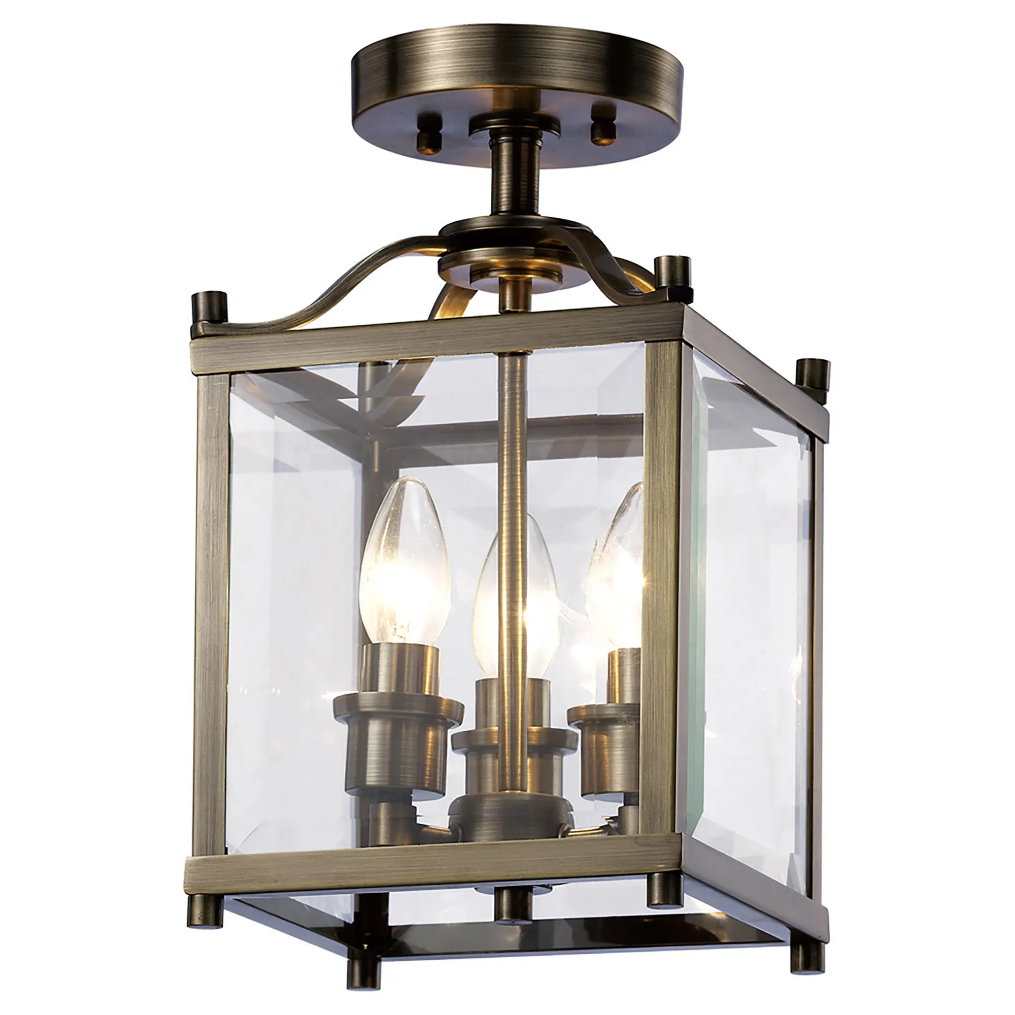 Aston Antique Brass Ceiling Lights Diyas Lantern Ranges
